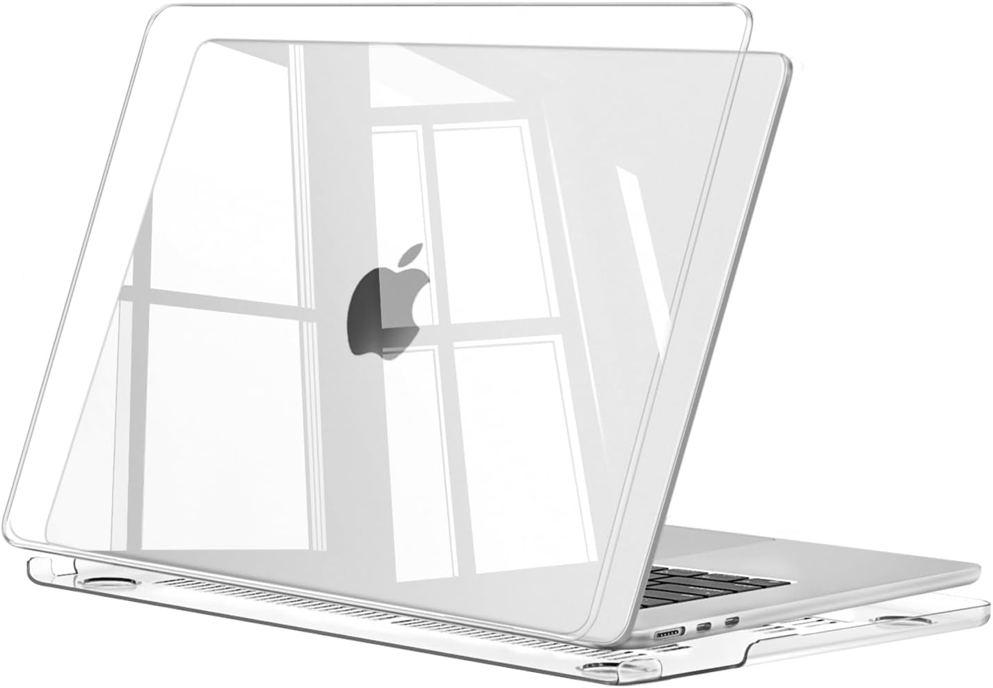 MOSISO Compatible with MacBook Air 15 inch Case 2026, Crystal Clear