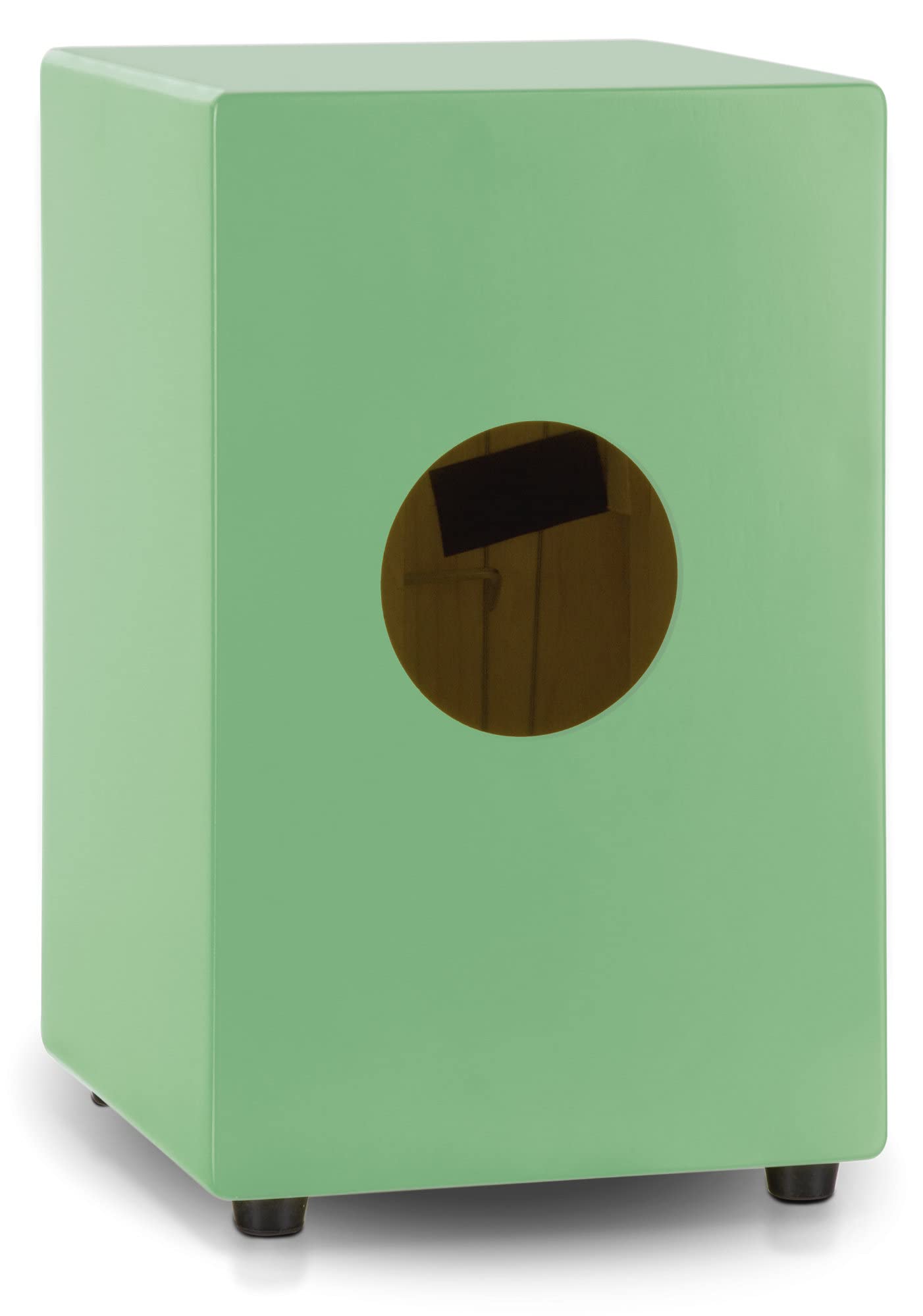 XDrum KC-37GN Cajón Infantil Verde Set con Escuela, Solo 36 cm de alto | Cajón pequeño especialmente diseñado para niños, Adecuado para educación musical temprana, Totalmente de abedul, 5 x 36 x 23