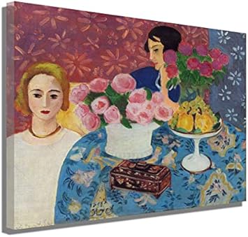 油絵・絵画額『花と花瓶』H.M.Lee李賢美