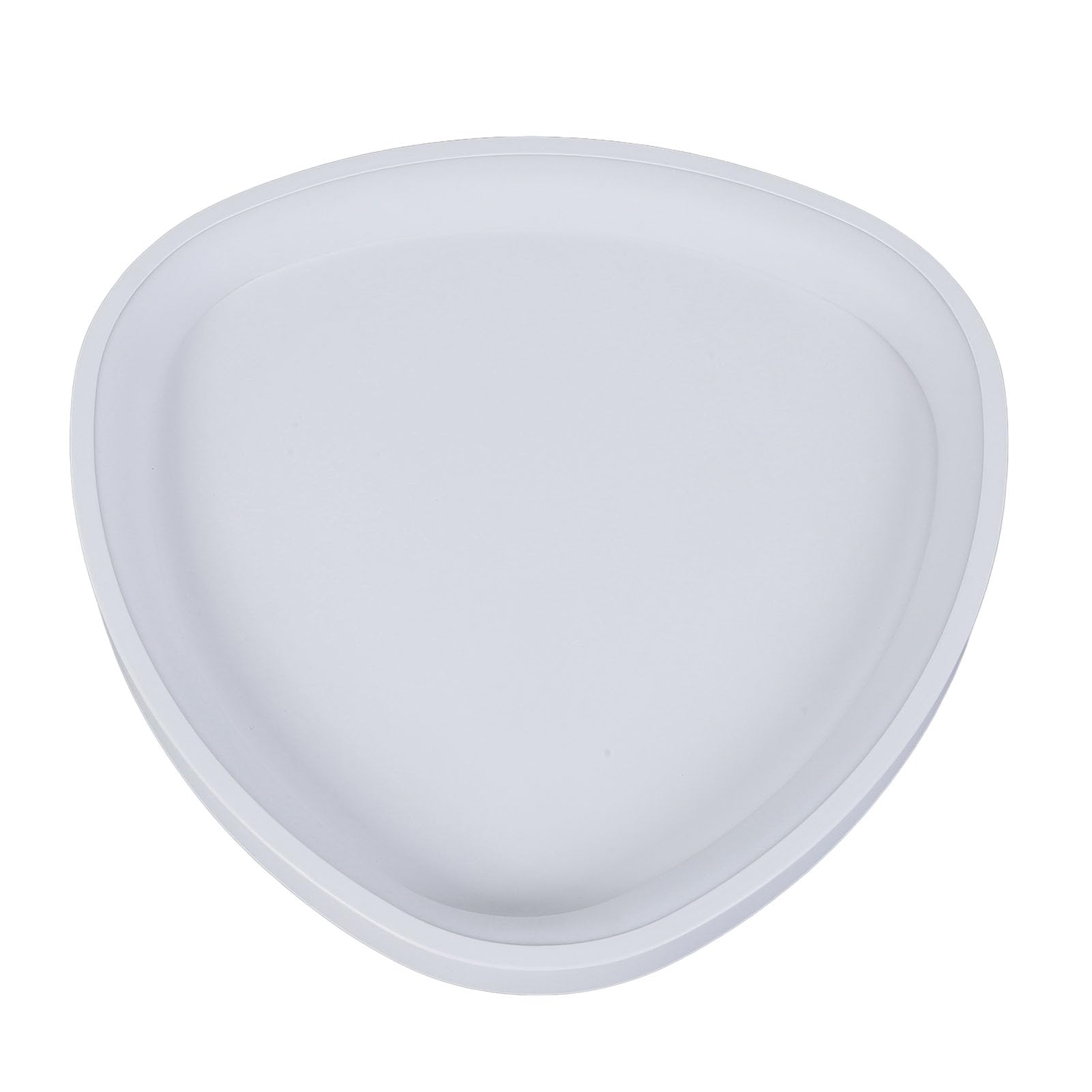 plplaaoo Lampa sufitowa LED, minimalistyczna, nowoczesna, ściemniana, pilot zdalnego sterowania, aplikacja, regulowana, 3 temperatury barwowe, oprawa oświetleniowa do kuchni, sypialni (biała)
