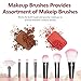 Makeup Brush Sets - 12 Pcs Makeup Brushes for Foundation Eyeshadow Eyebrow Eyeliner Blush Powder Concealer Contour