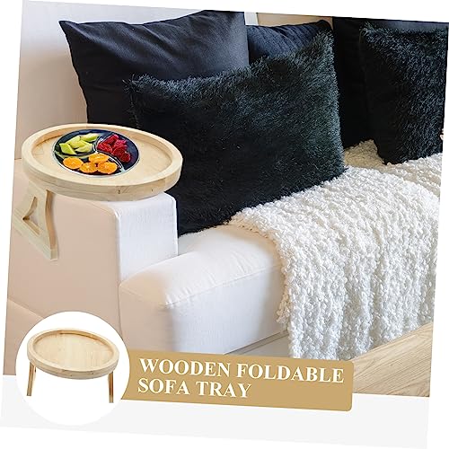 Veemoon Bandeja De Braço De Sofá De Bambu Apoio De Braço Para Cadeira Bandeja De Apoio De Braço Dobr