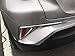 Rqing For Toyota C-HR CHR 2017 2018 2019 2020 2021 2022 Chrome Rear Fog Light Cover Trims
