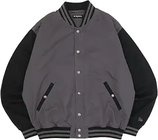 [ニューエラ] ゴルフ バーシティジャケット ストレッチコットン NER37G1907 GF STCT VARSITY JKT ARCH NE GRA