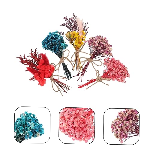 Mini ramo de flores secas decorativas pack 5 miniatura 3