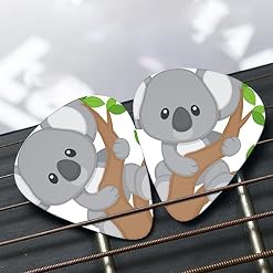 Hugging Tree Koala Lot de 12 médiators tendance et durables pour guitare électrique, ukulélé - Les Beatles, Paul McCartney, John Lennon, RIngo Starr, George Harrison Hugging Tree Koala Lot de 12 médiators tendance et durables pour guitare électrique, ukulélé – Image 7