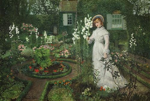 Tableaux Graffiti Art Mural Grimshaw Peinture Poster Il Giardino Del Rettore Regina Dei Gigli 60x90cm