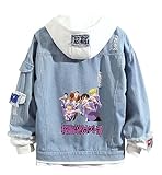 ISaikoy Anime Ouran High School Host Club Denim Jacket Sweatshirt Costume Hoodie Pullovers Fleeces A