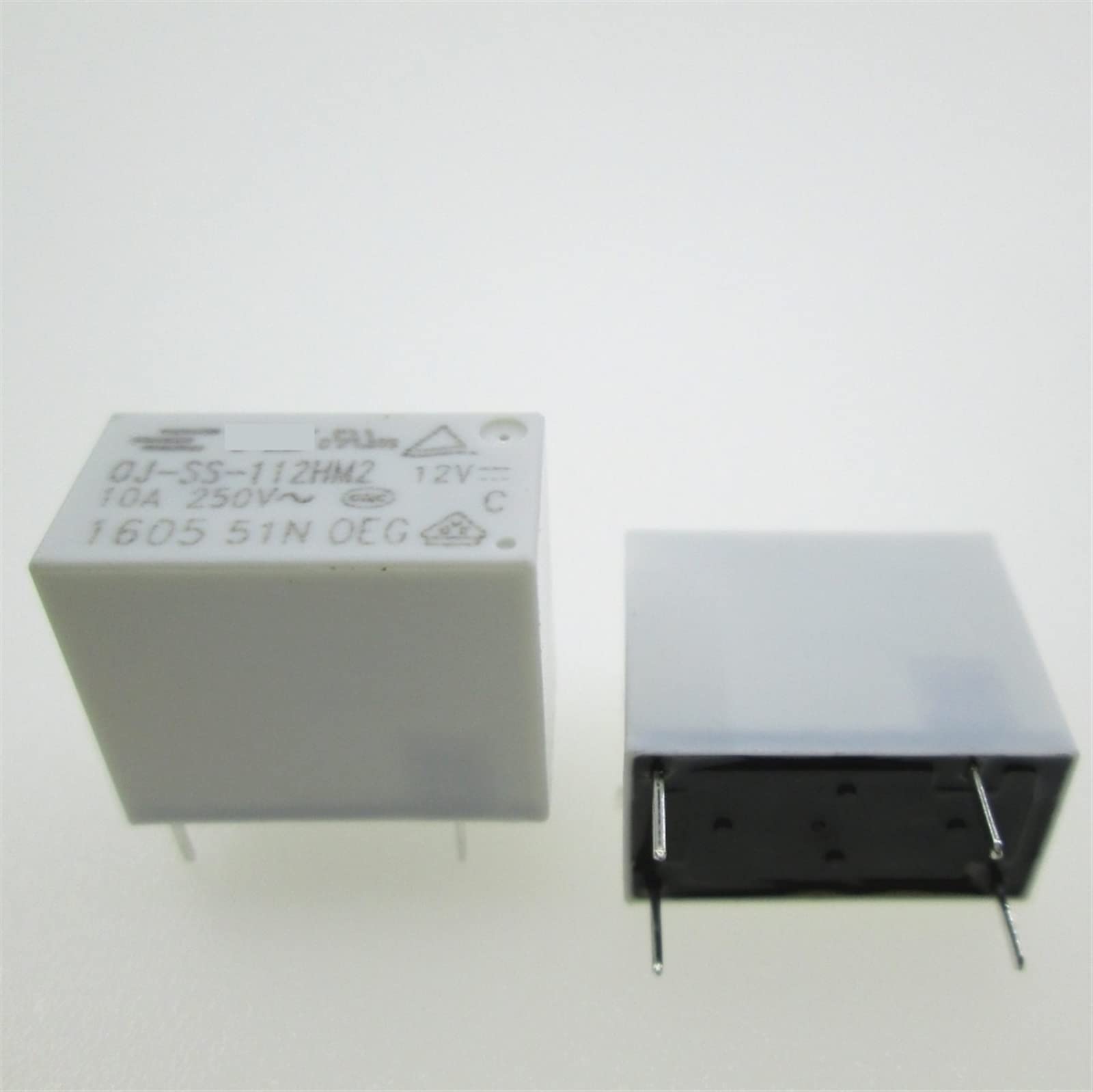 Relé OJ-SS-112HM2 12V de 10A y 4 pines para control electrónico estable 3