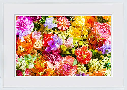 A.P.J WITH FOTO 額縁付き インテリアアート A2 フラワーアレンジメント/Flower arrangement
