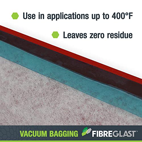 Image of Fibre Glast High-Heat Residue-Free Flash Tape Roll, 1in Wide - Seal Carbon, Fiberglass, Epoxy & Resin Composites - Elite Lab Vacuum Bagging Supplies, Degassing Chambers & Vac Purge Kits