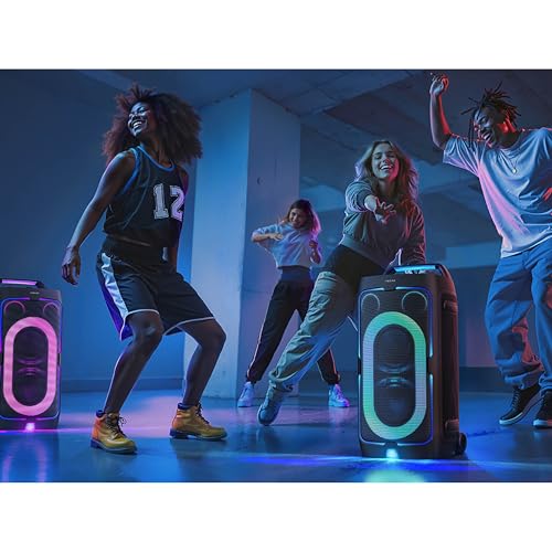 Samsung Sound Tower ST50F Portable Party Speaker w/Built-in Battery, Bluetooth ConnectivityUp to 18 Hours Battery Life, Telescopic Handle & Wheels, IPX4 Splash Resistant, Microphone & Guitar Inputs by Samsung - Image 9