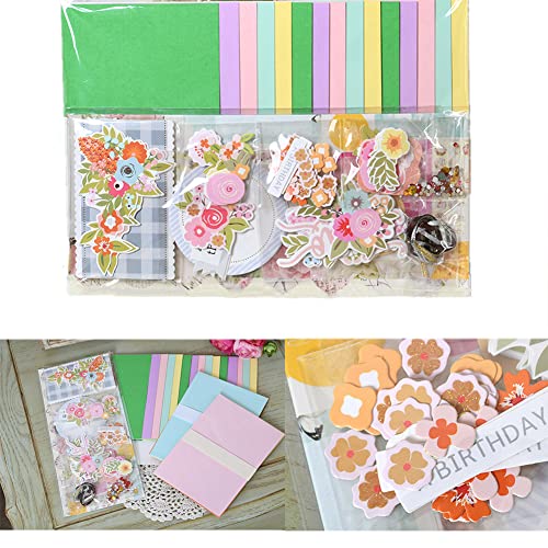 Gigicloud Diy Greeting Card Kits, Paper Greeting Card Set Handmade Diy Making Material Set For Birthday Invitation, Thanksgiving Christmas Holiday Baby Shower 15 Cards + 15 Envelopes