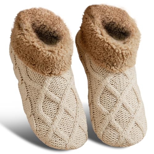 YTACREA Calcetines Tipo Pantufla Antideslizantes para Mujeres, Ca...