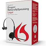 Nuance Dragon NaturallySpeaking Legal Version 13 Speech Recognition Software with Microphone