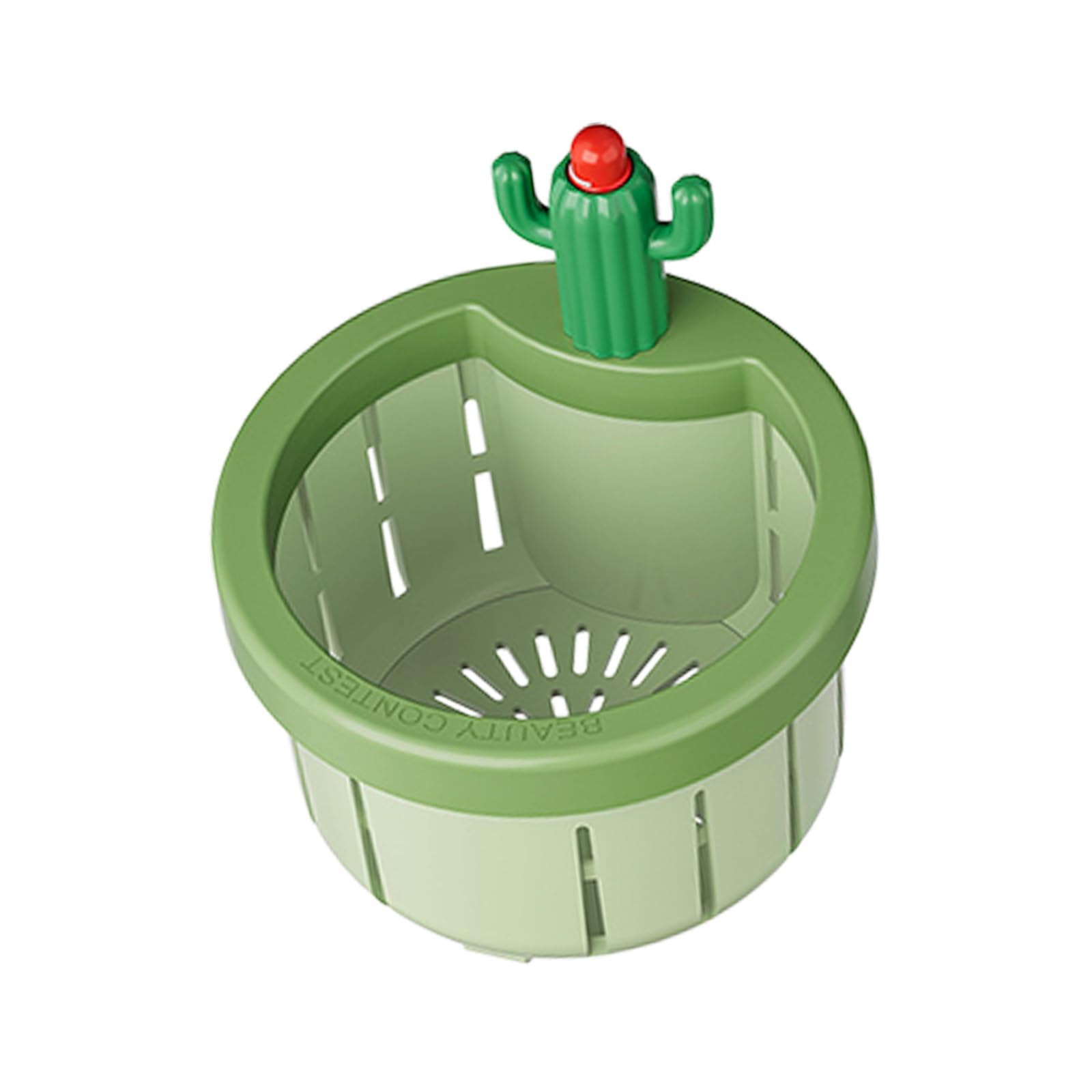 NMFLAB Cactus Design Sink Strainer Press to Dump Basket Waste Collector for Effective Drain Filtering in Kitchen and Bathroom Sink Waste Catcher