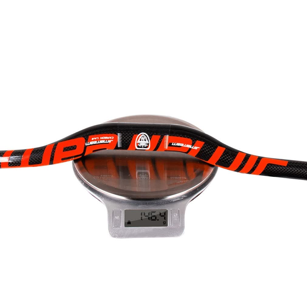 Guidon De VTT 31,8 Mm Rehausse en Fibre De Carbone Guidon VTT 580/600/620/640/660/680/700/720/740/760mm Barre Extra Longue