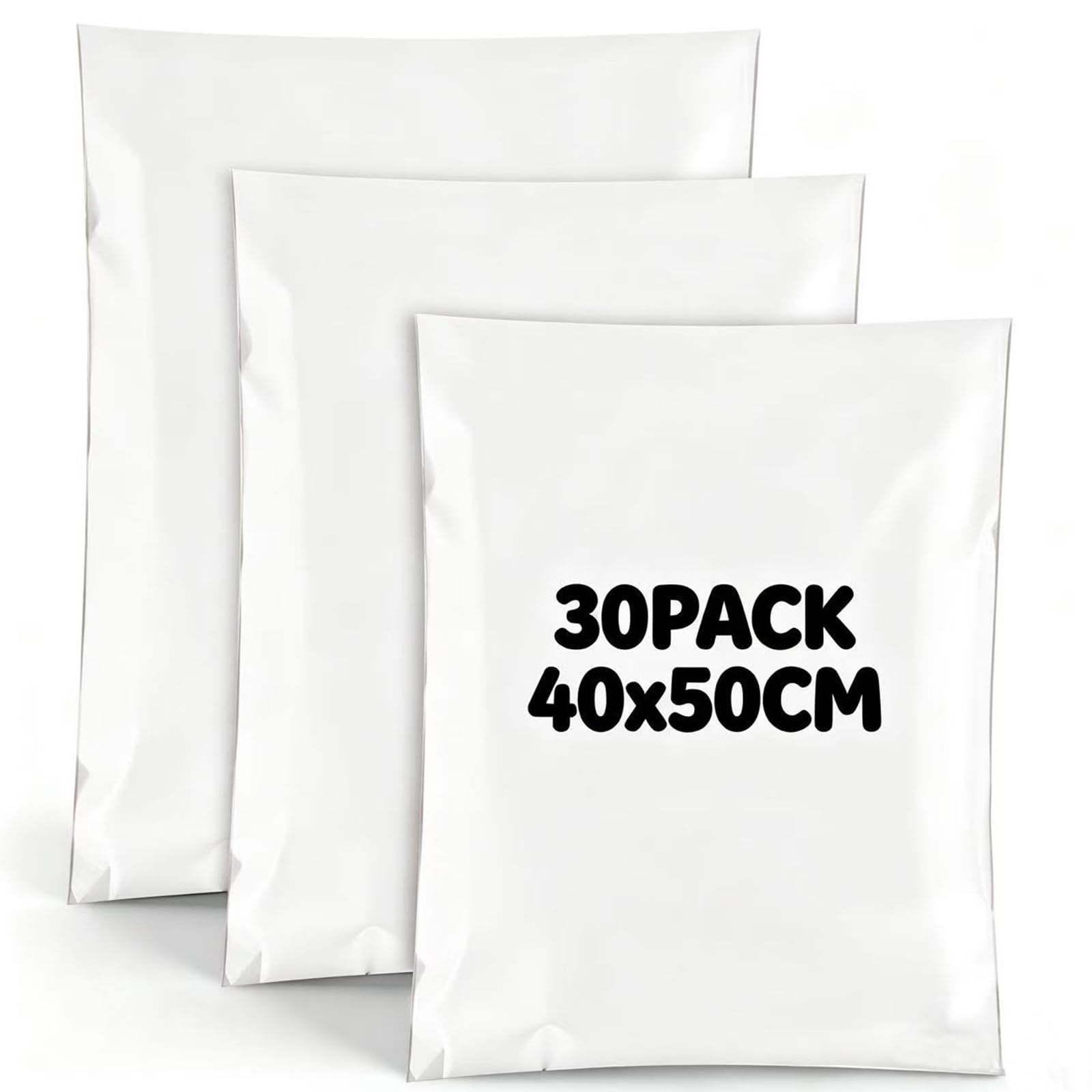 30 Piezas Bolsas Envio Vinted, Bolsas Para Envíos 40x50cm, Sobres Envios Vinted, Impermeable Embalaje para Envío, Bolsas de Envio Paquetes, Cajas Envios Paquetes para Negocios en línea y Físicos