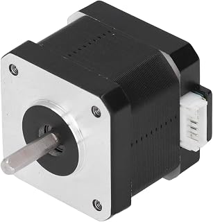 Motor de passo para impressora 3D, acessório de motor de passo durável 2 fases 4 0,42 n·m torção 1a 4,5 V CC para equipamentos