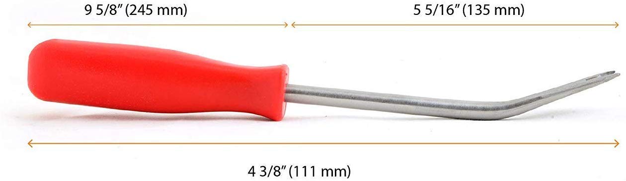 DIY Crafts Tooling Fastener Remover Heavy Duty & Rust Free Stainless Steel ~ Won't Fade or Break Like Chrome Plated Finish (Pack of 5 Pcs, Multi) 3