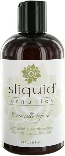 Miniatura 11 de Sliquid Organics Lubricante a base de agua, hoja de aloe vera infundida con aceites orgánicos y botánicos, gel lubricante natural