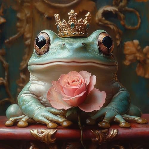 Kit complet fleur de grenouille 5D avec strass brillants 5D