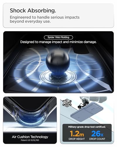 Image of Spigen Optik Armor | Samsung Galaxy S26 Ultra Case [Camera Protection] Galaxy S26 Ultra Back Cover | TPU+PC - Light Blue