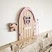 Imagen de 7GANSOS NUEVA PUERTA DEL RATONCITO PEREZ ROSA de madera