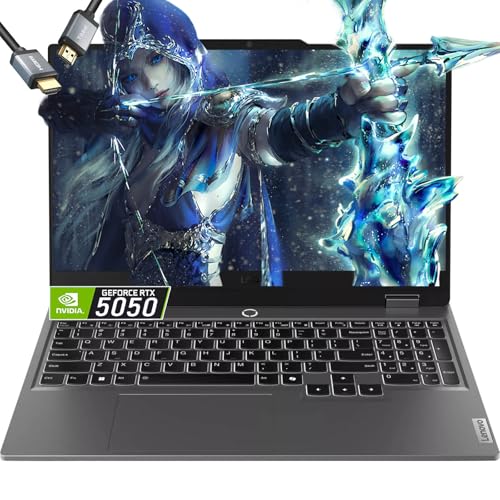 Image of Lenovo LOQ 15 Gaming Laptop RTX 5050 -Intel Core i5-13450HX Beat Ryzen 7 7435HS -15.6 FHD Display G-SYNC- 32GB RAM -1TB SSD -Backlit Keyboard -2025 Portatil Gamer PC -Windows 11 -Webcam