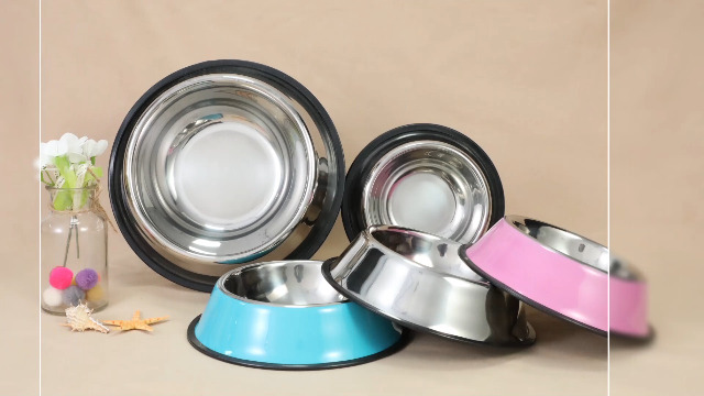 Whippy Stainless Steel Dog Water Bowl for Small,Medium,Large Pets Feeder Bowls with Rubber Base 2 Pack(Medium, Pink,10oz… - Image 8