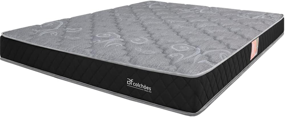Colchão Casal Espuma D45 Extra Firme Certificada 138x188x17cm - BF Colchões