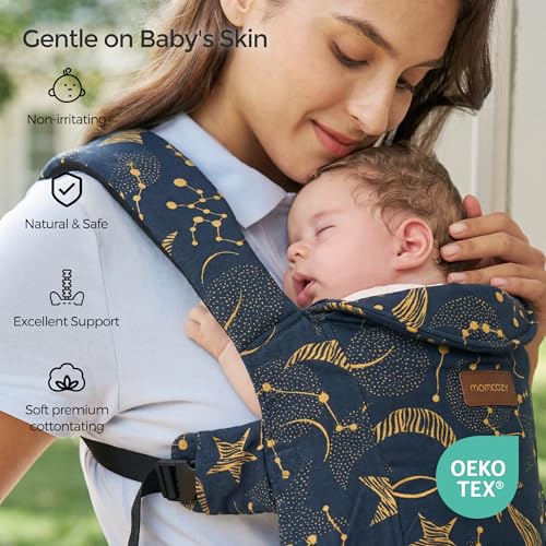 Image of Momcozy Newborn Carrier WeeSnug - Lightweight and Cozy Comfort for 7-25 lbs