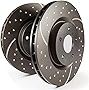 EBC Brakes GD7462 3GD Series Dimpled and Slotted Sport Rotor, Metallic