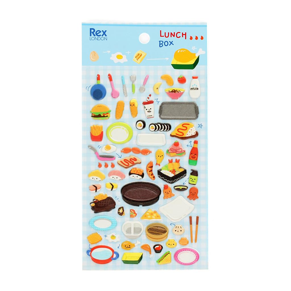 REX London Kids Lunch Box, Bento Box with Compartments, Small Lunchbox for Pack Lunch, Sectioned Food Container, Durable Lunch Box for Kids School Meals and Snacks