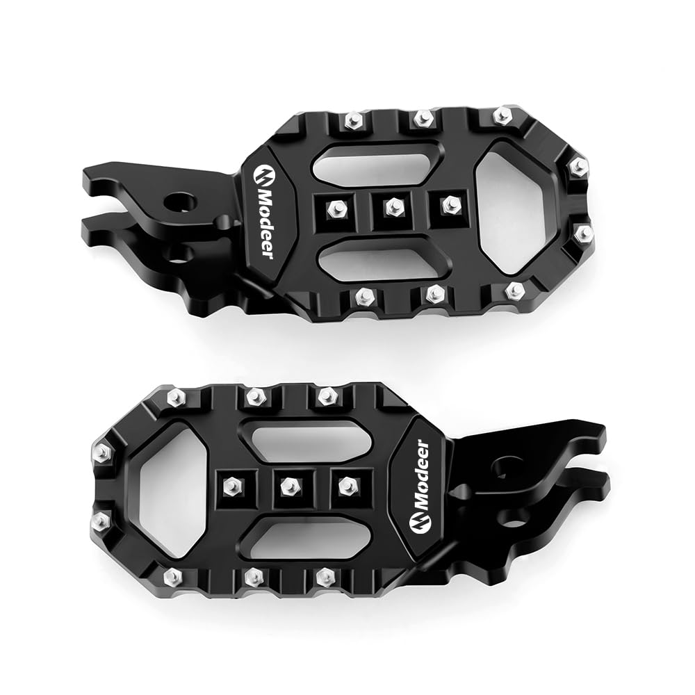 Modeer Pedane Offroad Moto per CRF 1000L Africa Twin CRF 450R XL750 Transalp 2025 (nero)