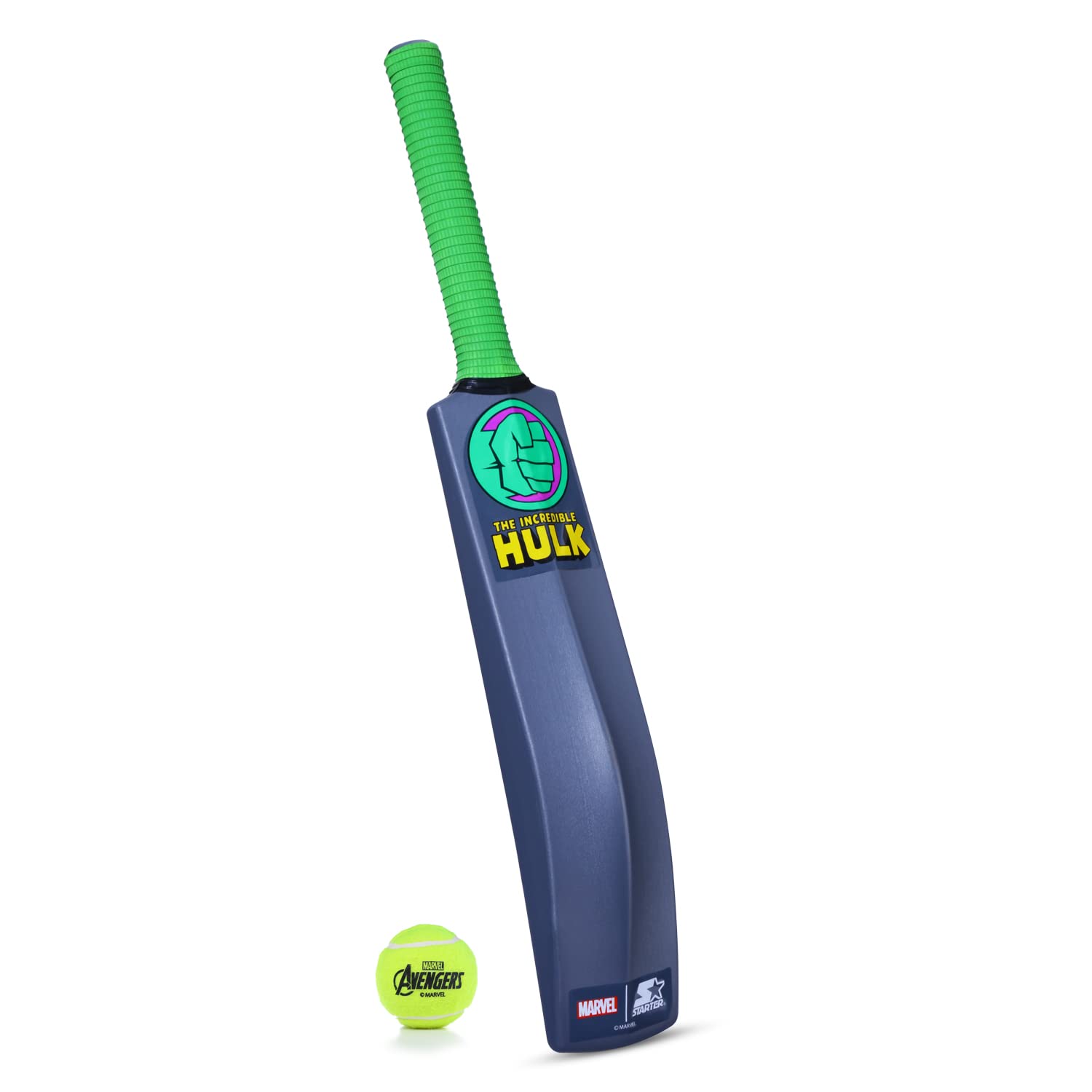 Starter Cricket Bat and Ball Set for Kids 3+ Years-Avenger Hulk|Multicolor (B0BR82B997) Amazon Price History, Amazon Price Tracker