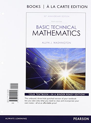 Basic Technical Mathematics, Books a la Carte E... 0321930215 Book Cover