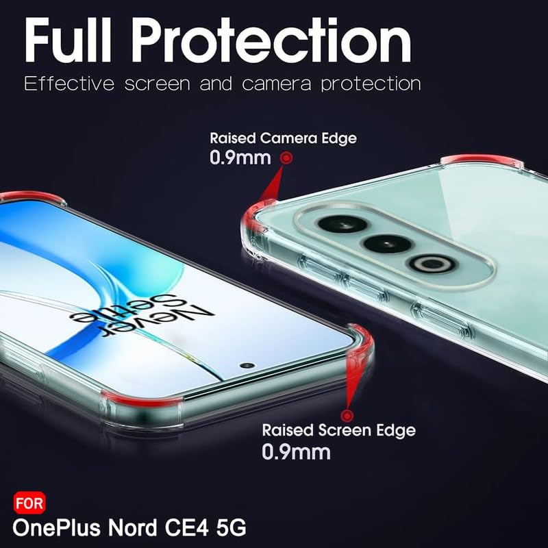 Image of Case Creation Brand -Plastic Mobile Cover For Oneplus Nord Ce4 (Soft & Flexible Back Case),Transparent