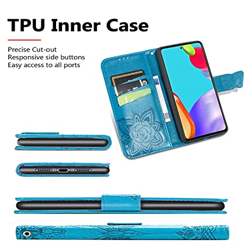 JIAFEI Case for Honor 90 Lite 5G, Premium PU Leather Flip Wallet Cover - Image 3