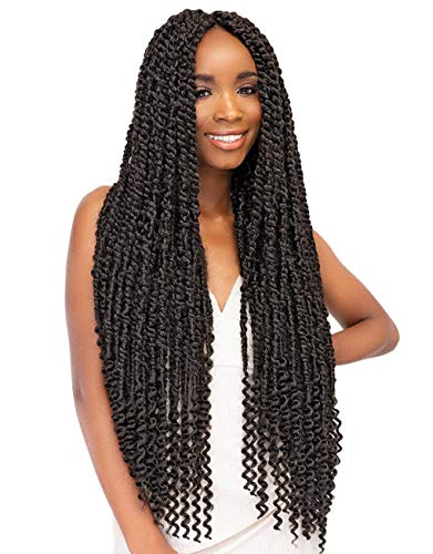Amazon Com Janet Collection Nala Tress Passion Twist Crochet Braid 24 Pack Of 6 Blue Beauty