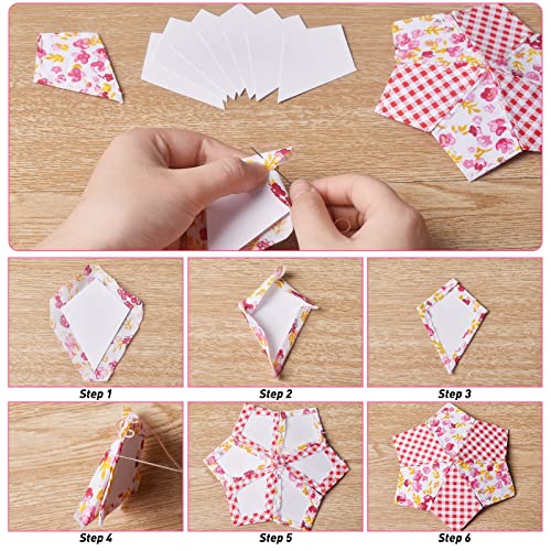 arricraft About 100 Pcs Trapezoid Paper Quilting Templates - Image 4