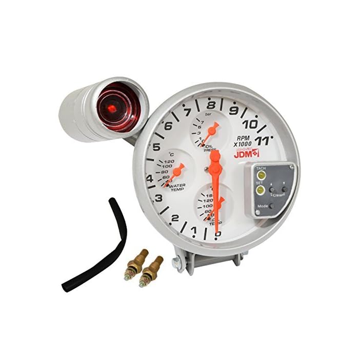 Buy AJP Distributors Universal JDM Sport 5" White Face 4in1