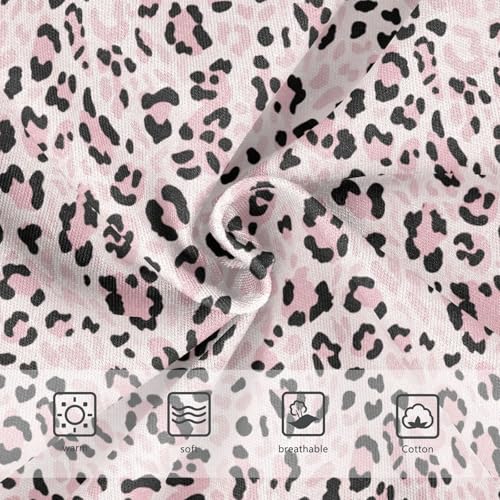 Joisal Pattern Girls Underwear Toddlers 2t Cotton Panties Little Girl Chic Leopard Print Beige Pink Briefs Underpants3