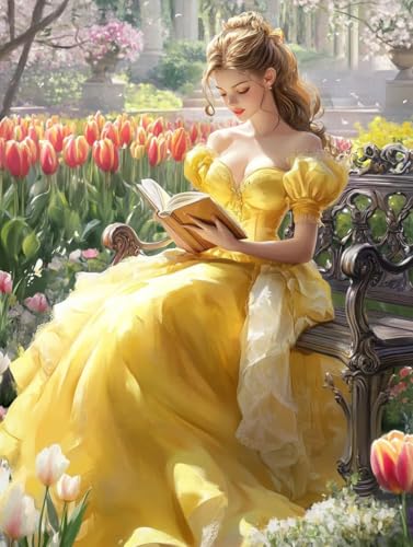 Peinture numéro adulte pour débutants : créez votre tableau de jardin fleuri à la maison