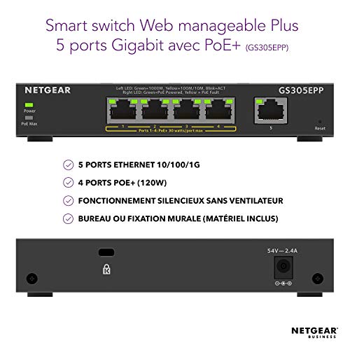 Netgear GS305EPP - vue 8