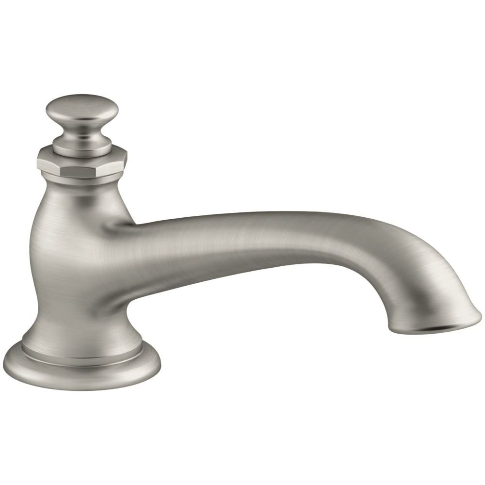 KOHLER K-72777-BN Artifacts Deck-Mount Bath Spout with Flare