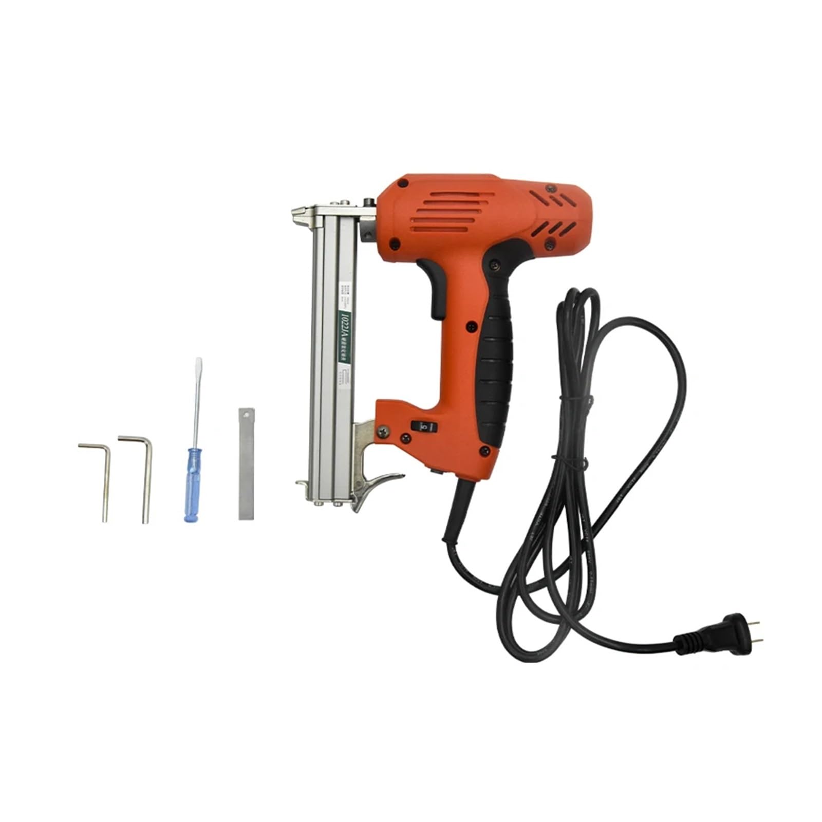 Chiodi Elettrici Pistola Fissatrice Pistola Sparachiodi Regolabile da 1022 Iarde Strumento for La Lavorazione del Legno Pistola Sparachiodi Chiodatrice Elettrica Pistole Sparachiodi 2000W