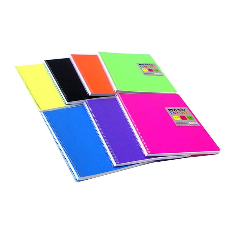 Mynote rilegatura a spirale PP copertina quaderno A4 120 fogli quadrati