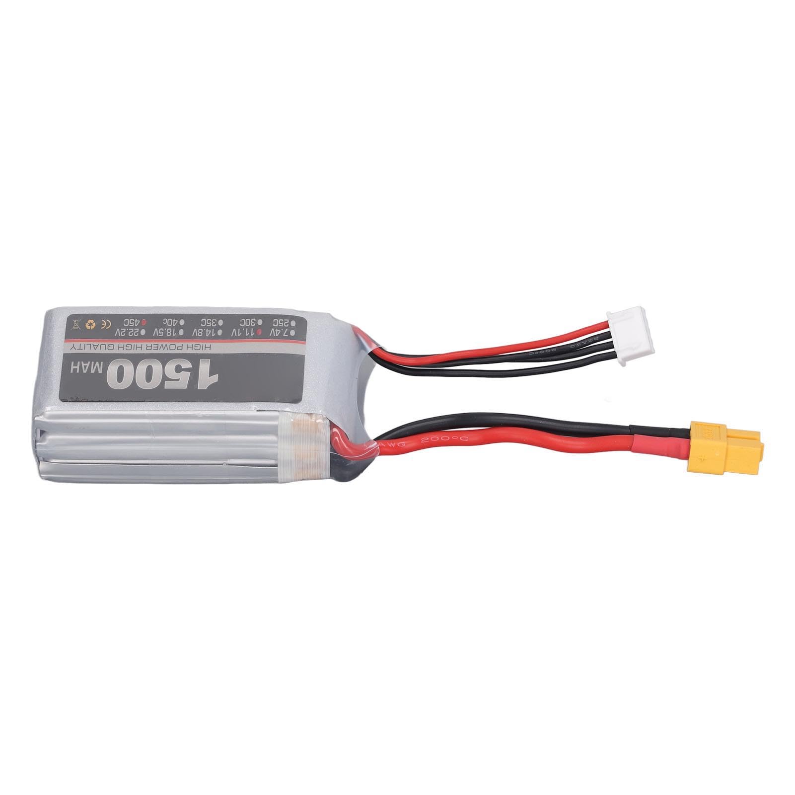 11,1 V 1500 mAh 45C Bateria Lipo Wysoka zasilanie dla Helikoptera Drone RC (XT60)
