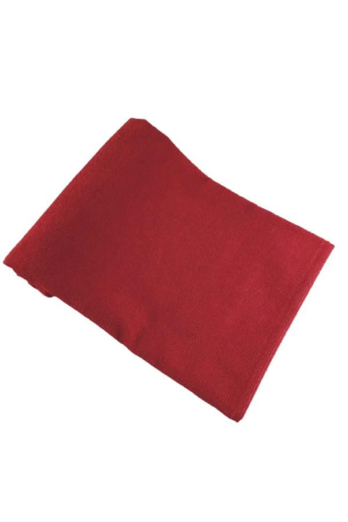 DENİZLİ ÇEYİZ 3 Adet Saç Boyası Tutmayan Kırmızı Beyaz Siyah Mikrofiber El-Yüz-Kuaför-Spor-Havlusu